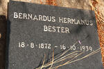 BESTER Bernardus Hermanus 1872-1939