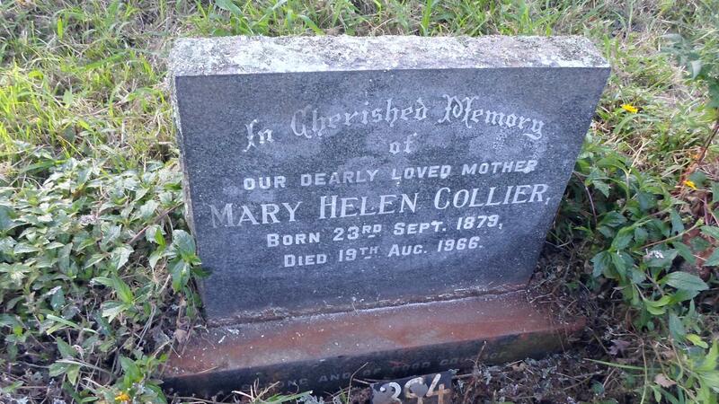 COLLIER Mary Helen 1879-1966