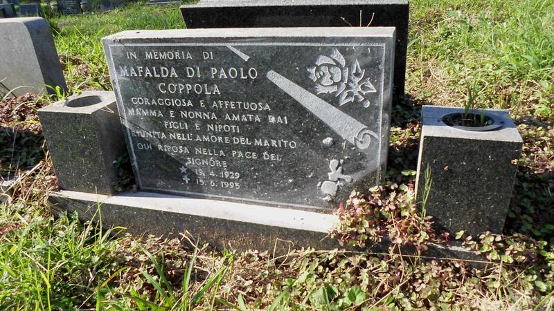 COPPOLA Mafalda di Paolo 1929-1995