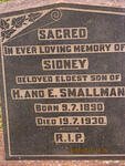 SMALLMAN Sidney 1890-1930
