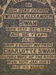 SWAN William Alexander -1927 & Charlotte -1927