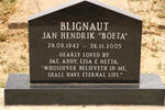 BLIGNAUT Jan Hendrik 1942-2005