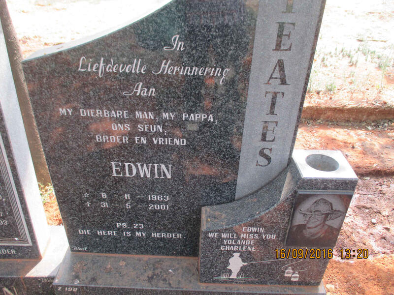 YEATES Edwin 1963-2001