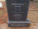 SLABBERT Daniel Stephanus 1921-2007 & Emmerentia Jacoba 1931-2001