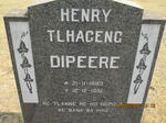 DIPEERE Henry Tlhageng 1893-1951