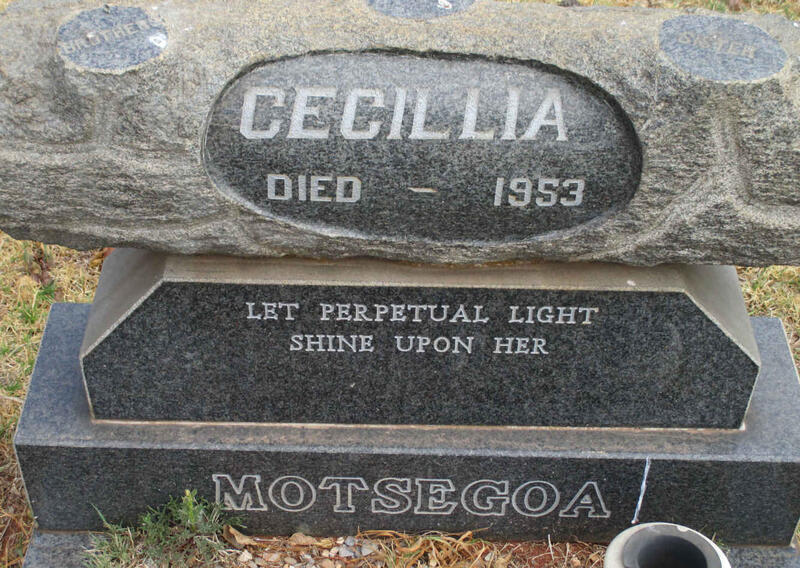METSEGOA Cecillia -1953