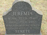 SEKETE Jeremia 1942-1952
