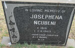 NGUBENI Josephena 1919-1953