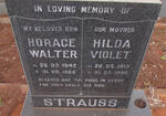 STRAUSS Hilda Violet 1913-1999 :: STRAUSS Horace Walter 1942-1985