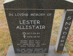 SNYDERS Lester Allistair 1977-2006