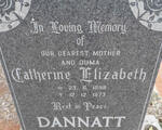DANNATT Catherine Elizabeth 1898-1973