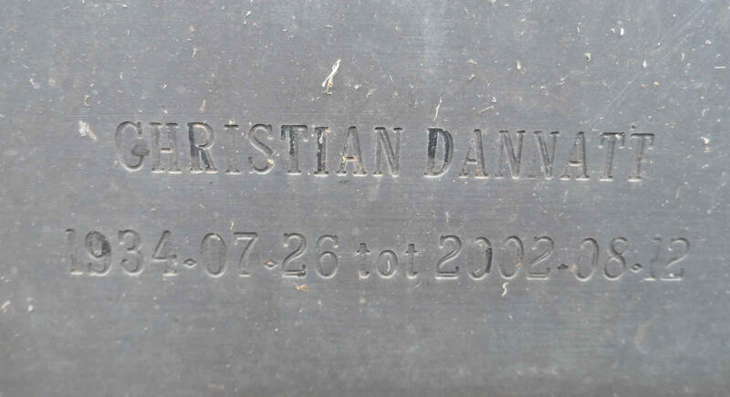 DANNATT Christian 1934-2002