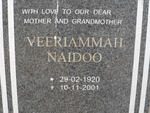 NAIDOO Veeriammah 1920-2001