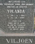 VILJOEN Yolanda 1967-2001