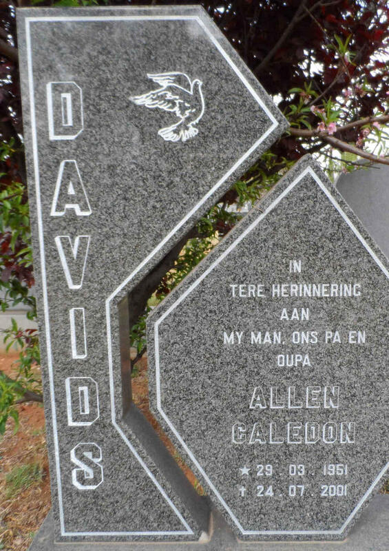 DAVIDS Allen Caledon 1951-2001