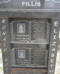FILLIS Ronald Roy 1935-2001 & Elizabeth 1947-2012