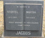 JACOBS Stoffel -1965 & Martha -1972