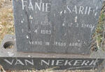 NIEKERK Fanie, van 1936-1983 & Sarie 1940-