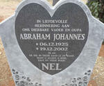 NEL Abraham Johannes 1925-2002