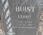 BUIST Gerrit 1935-1983