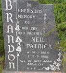 BRANDON Neil Patrick 1964-1985