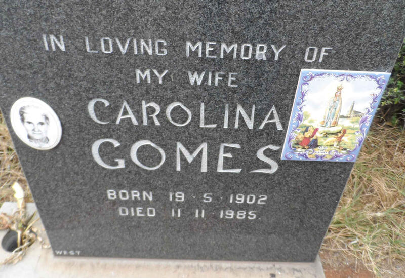 GOMES Carolina 1902-1985