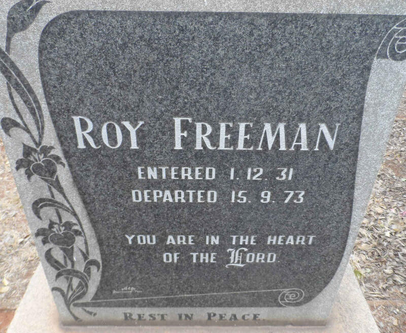 FREEMAN Roy 1931-1973