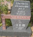 NIEWENHYS Maria Mapule 1935-2002