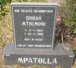 MPATOLLA Dora Mthumoni 1924-2002
