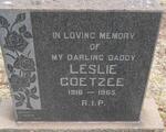 COETZEE Leslie 1916-1965