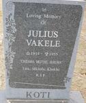 KOTI Julius Vakele 1914-1955