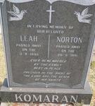 KOMARAN Notron -1991 & Leah -1956