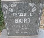 BAIRD Charlotte 1961-1985
