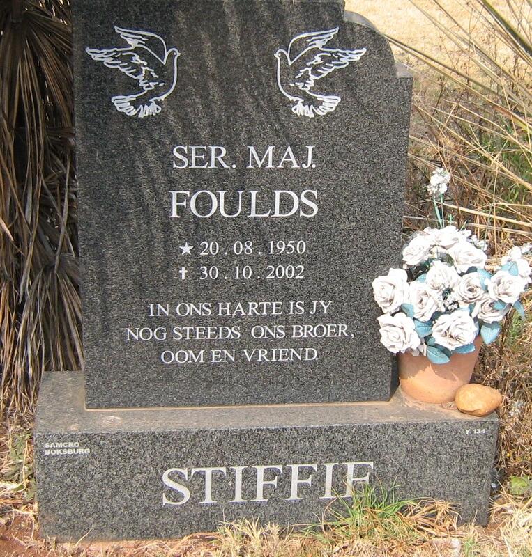 FOULDS ? 1950-2002