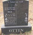 OTTEN Nick 1942-2002