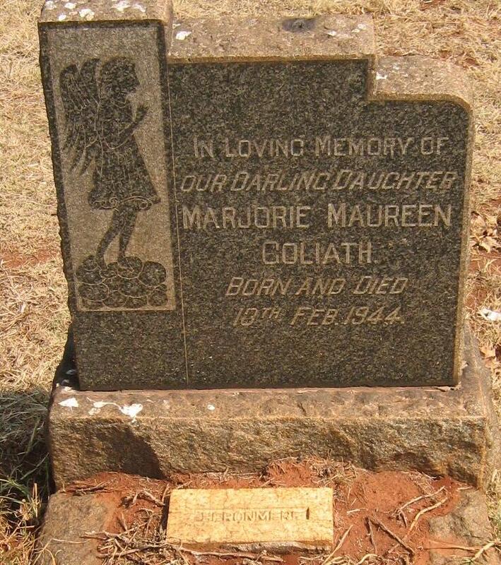 GOLIATH Marjorie Maureen 1944-1944