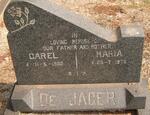 JAGER Carel, de -1962 & Maria -1976