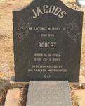 JACOBS Robert 1925-1962 :: JACOBS Irene Romola 1946-1983