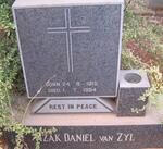 ZYL Izak Daniel, van 1915-1984