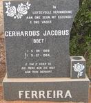 FERREIRA Gerhardus Jacobus 1928-1984
