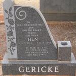 GERICKE Hen 1913-1997
