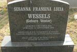 WESSELS Susanna Fransina Lucia nee VENTER 1930-2001