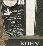 KOEN Nick 1936-2002