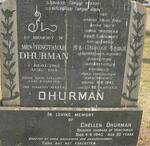 DHURMAN Chellen -1943 & Vengtamah -1962