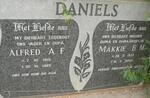 DANIELS A.F. 1915-1985 & B.M. 1922-2003