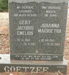 COETZEE Gert Jacobus Emelius 1909-1985 & Johanna Magrietha 1915-1999