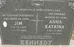 KENNEDY Jim 1910-1985 & Anna Katrina 1920-2000