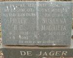 JAGER Pieter H.C., de 1926-1982 & Susanna Magrieta 1935-