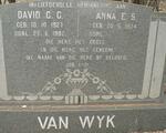 WYK David G.C., van 1927-1982 & Anna E.S. 1934-