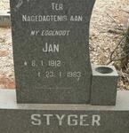 STYGER Jan 1912-1983